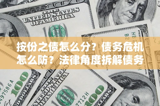 北京按份之债怎么分？债务危机怎么防？法律角度拆解债务分配与风险自保指南
