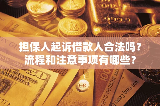 北京担保人起诉借款人合法吗？流程和注意事项有哪些？