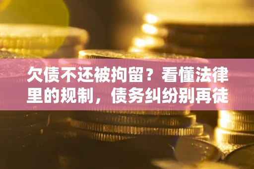 北京欠债不还被拘留？看懂法律里的规制，债务纠纷别再徒劳奔波