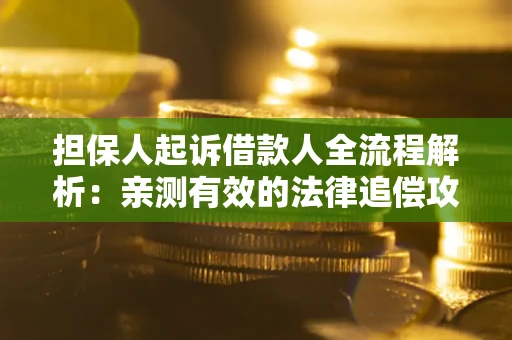 北京担保人起诉借款人全流程解析：亲测有效的法律追偿攻略