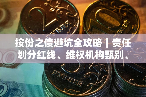 北京按份之债避坑全攻略｜责任划分红线、维权机构甄别、纠纷处理全流程拆解