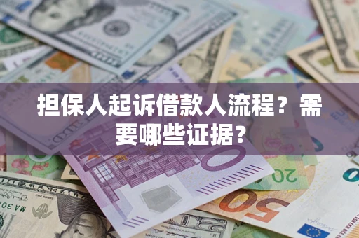 北京担保人起诉借款人流程？需要哪些证据？