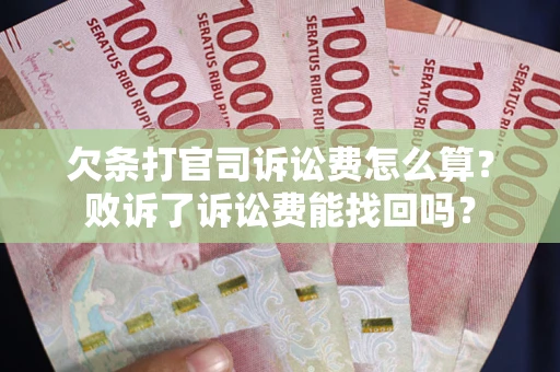 北京欠条打官司诉讼费怎么算？败诉了诉讼费能找回吗？