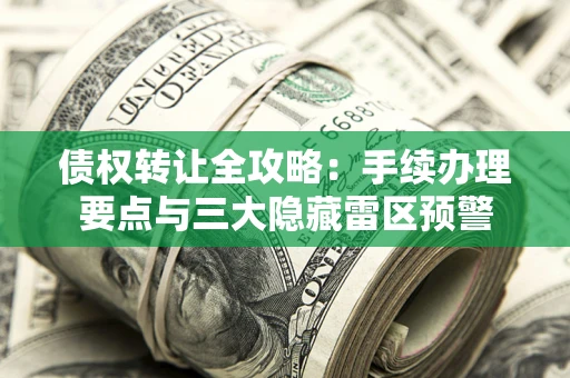 北京债权转让全攻略：手续办理要点与三大隐藏雷区预警
