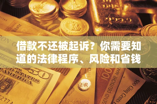 北京借款不还被起诉？你需要知道的法律程序、风险和省钱技巧